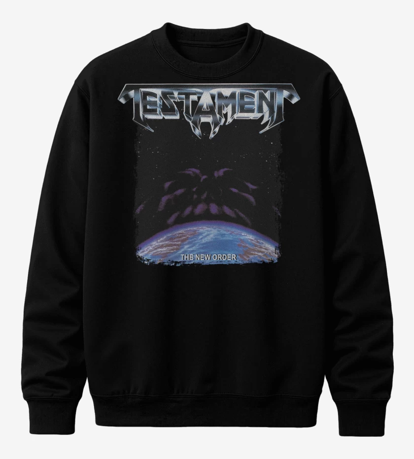 Poleron polo Negro de Testament The New Order