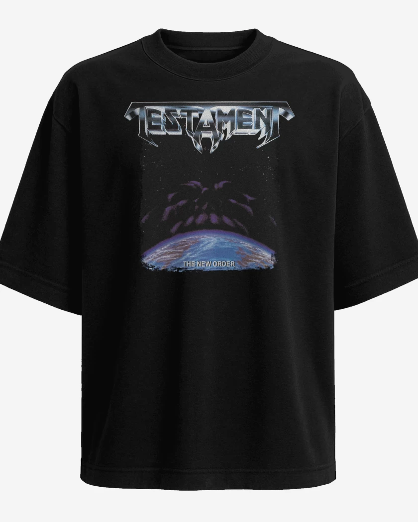 Polera Oversize Negro de Testament The New Order