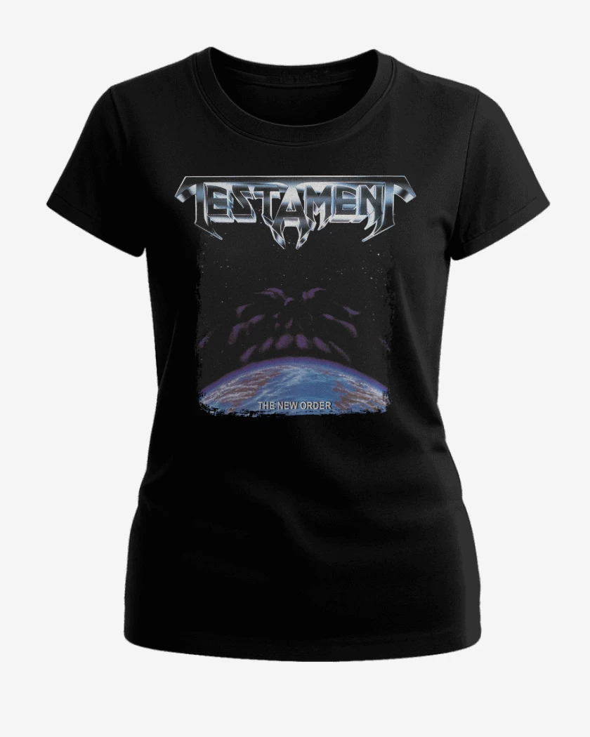 Polera de Mujer Negro de Testament The New Order