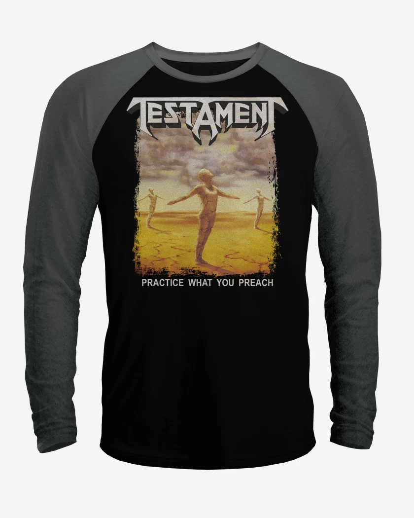 Polera Raglan Testament Practice What You Preach