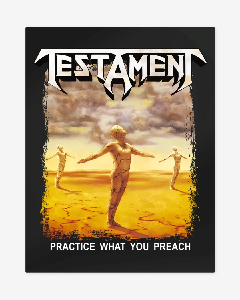 Print metalico Testament Practice What You Preach