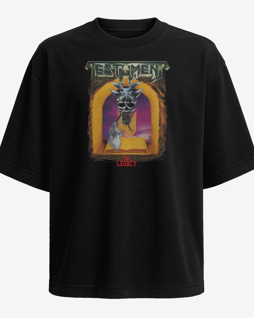 Polera Oversize Negro de Testament The Legacy