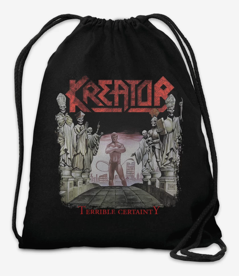 Mochila Negro de Kreator Terrible Certainty