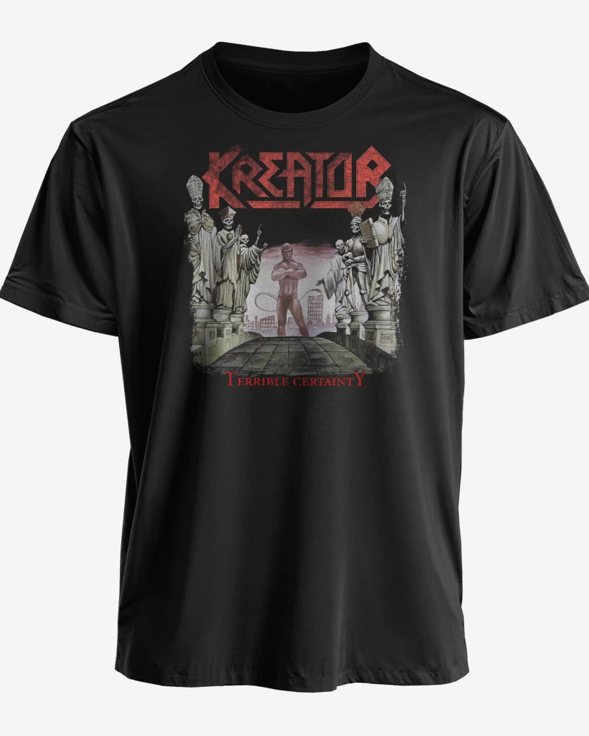 Polera premium Negro de Kreator Terrible Certainty