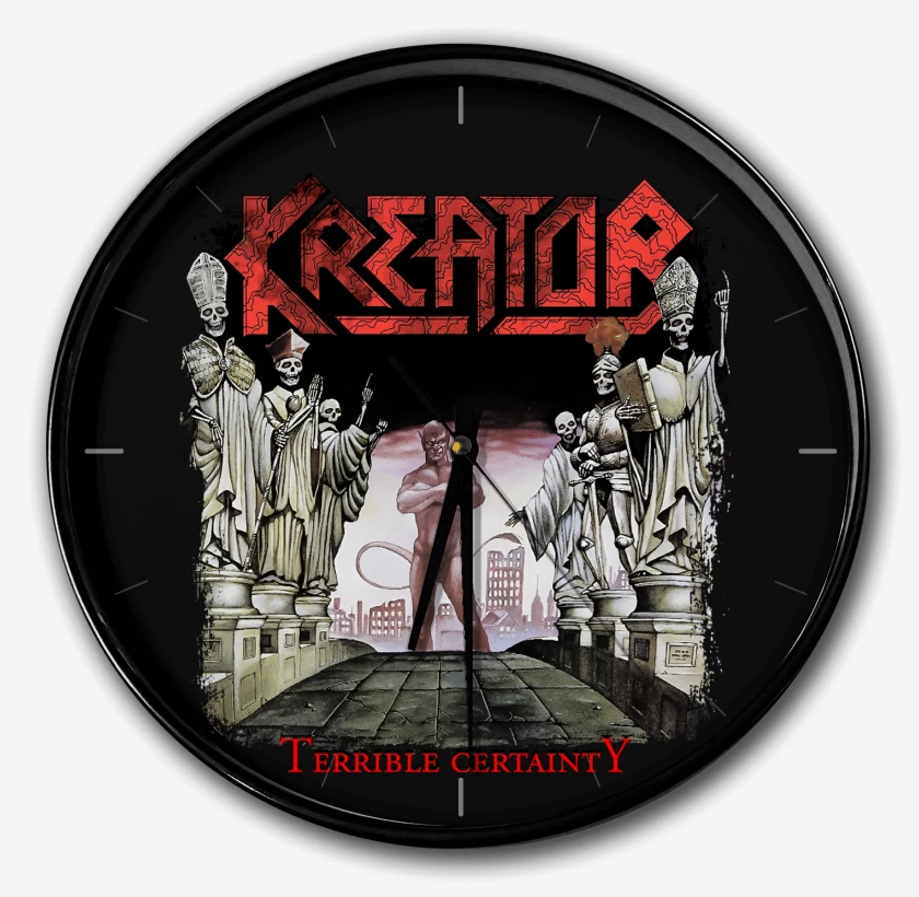 Reloj Negro de Kreator Terrible Certainty