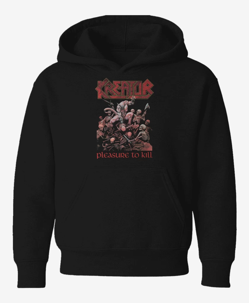 Poleron de niño Negro de Kreator Pleasure To Kill