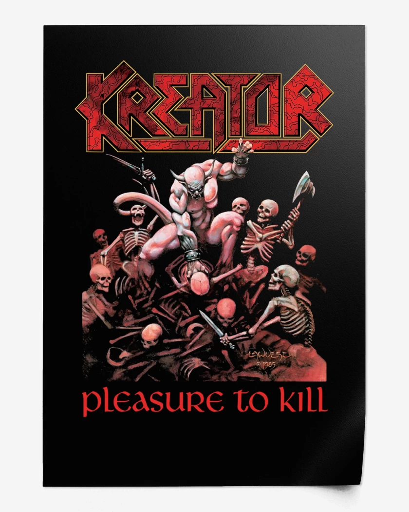 Print Kreator Pleasure To Kill