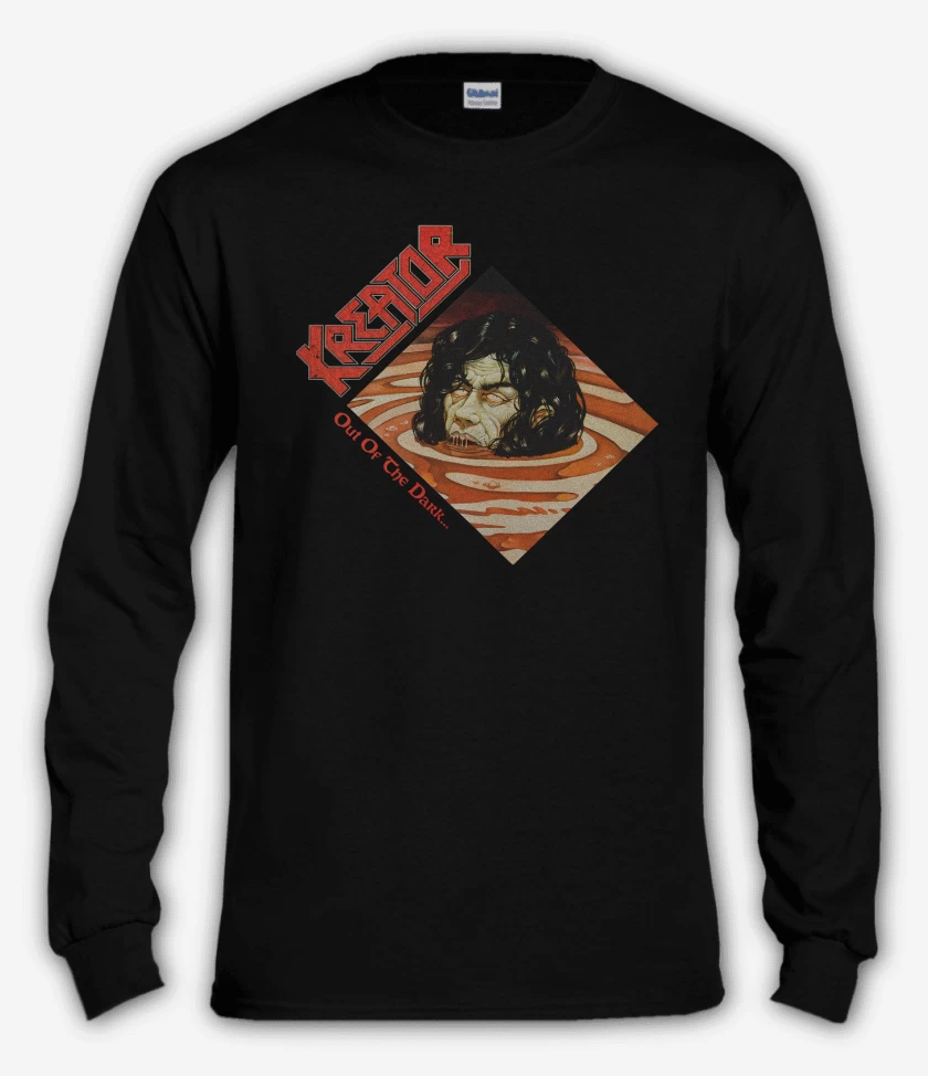 Polera manga larga Negro de Kreator Out Of the Dark