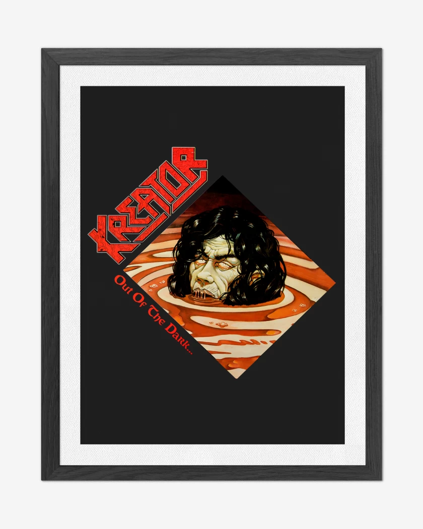 Cuadro decorativo Negro de Kreator Out Of the Dark