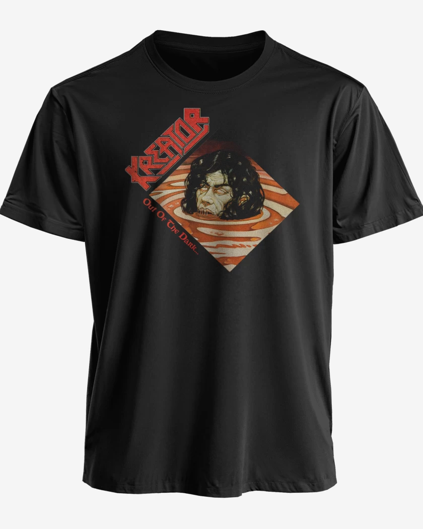 Polera premium Negro de Kreator Out Of the Dark