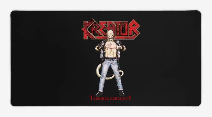 Mouse pad Gamer Negro de Kreator Terrible