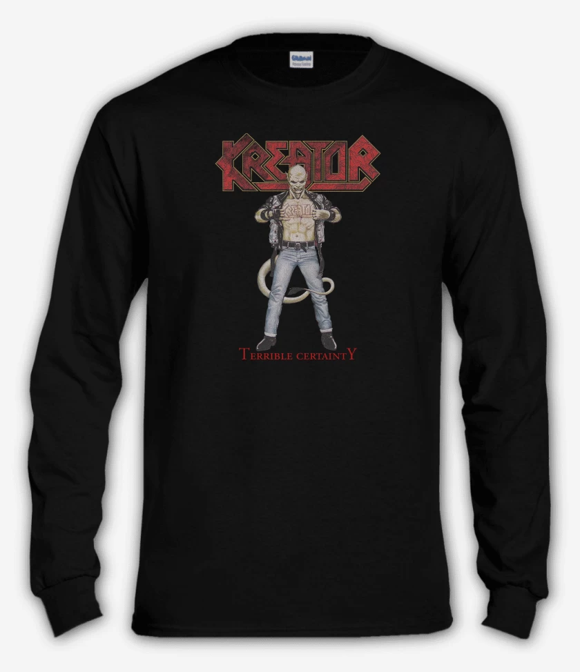 Polera manga larga Negro de Kreator Terrible
