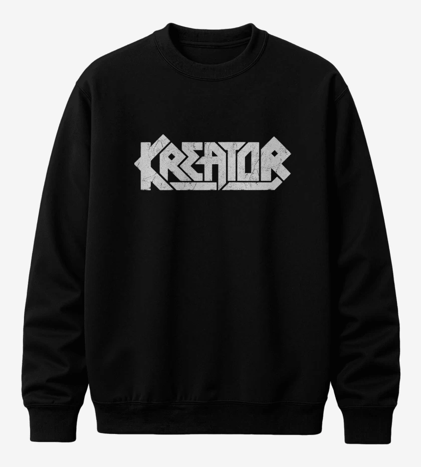 Poleron polo Negro de Kreator Logo
