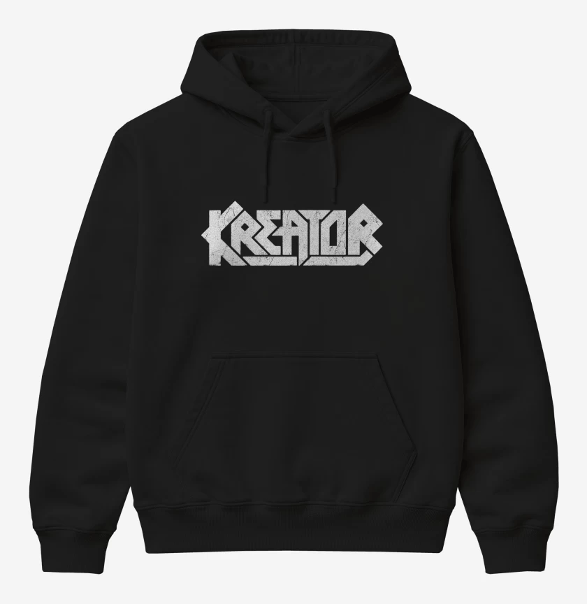 Poleron Canguro básico Negro de Kreator Logo