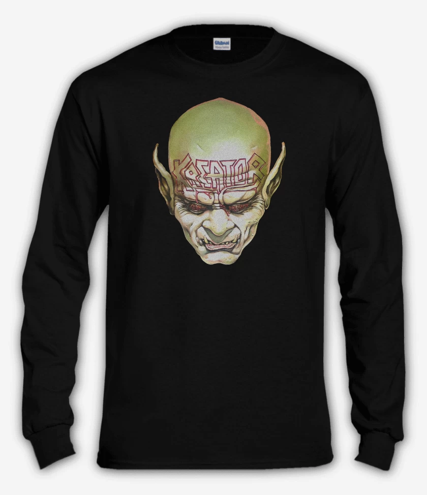 Polera manga larga Negro de Kreator Behind the Mirror 
