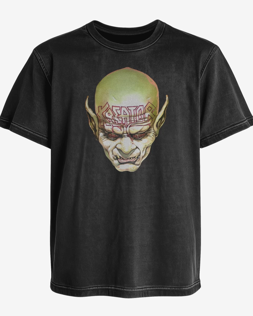 Polera desgastada Negro de Kreator Behind the Mirror 