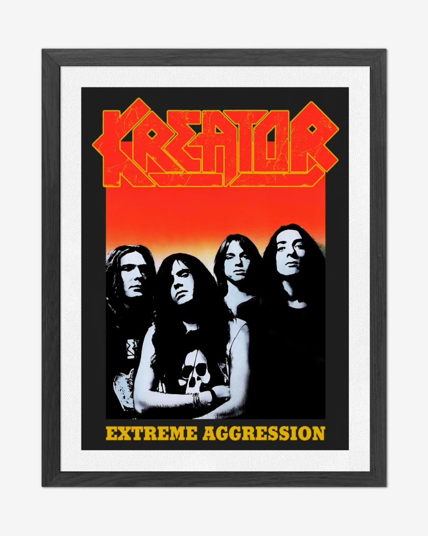 Cuadro decorativo Negro de Kreator Extreme Aggression