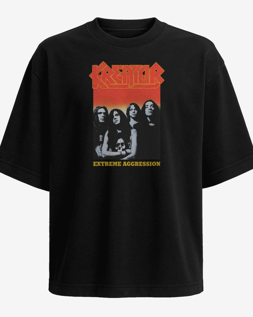 Polera Oversize Kreator Extreme Aggression