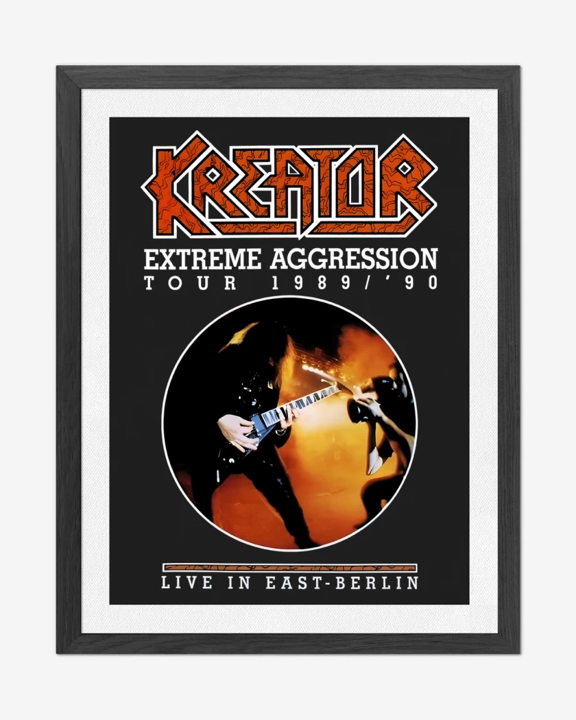 Cuadro decorativo Negro de Kreator Extreme Aggression Tour
