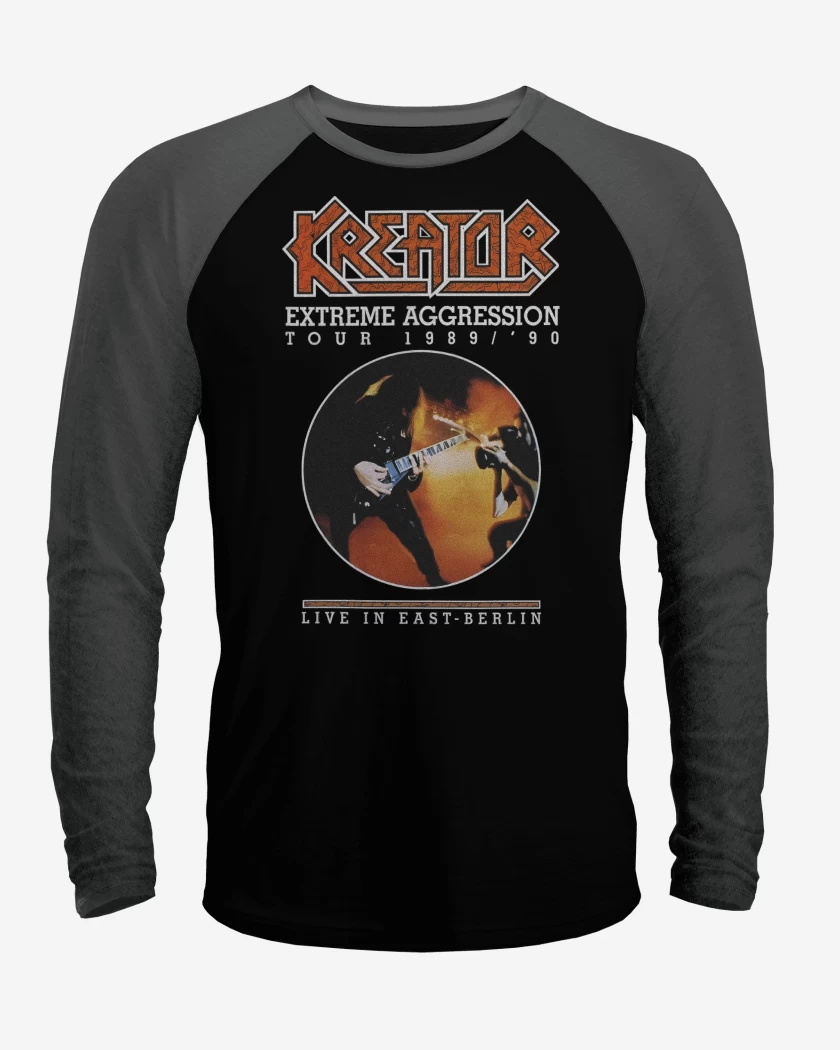 Polera Raglan Kreator Extreme Aggression Tour