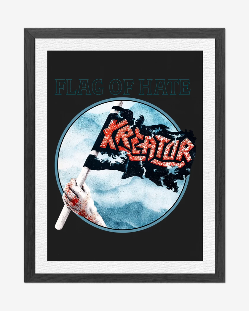 Cuadro decorativo Kreator Flag of Hate