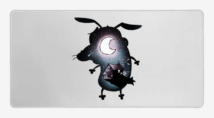 Mouse pad Gamer Blanco de Courage