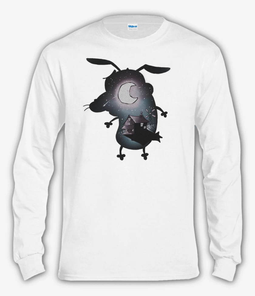 Polera manga larga Blanco de Courage