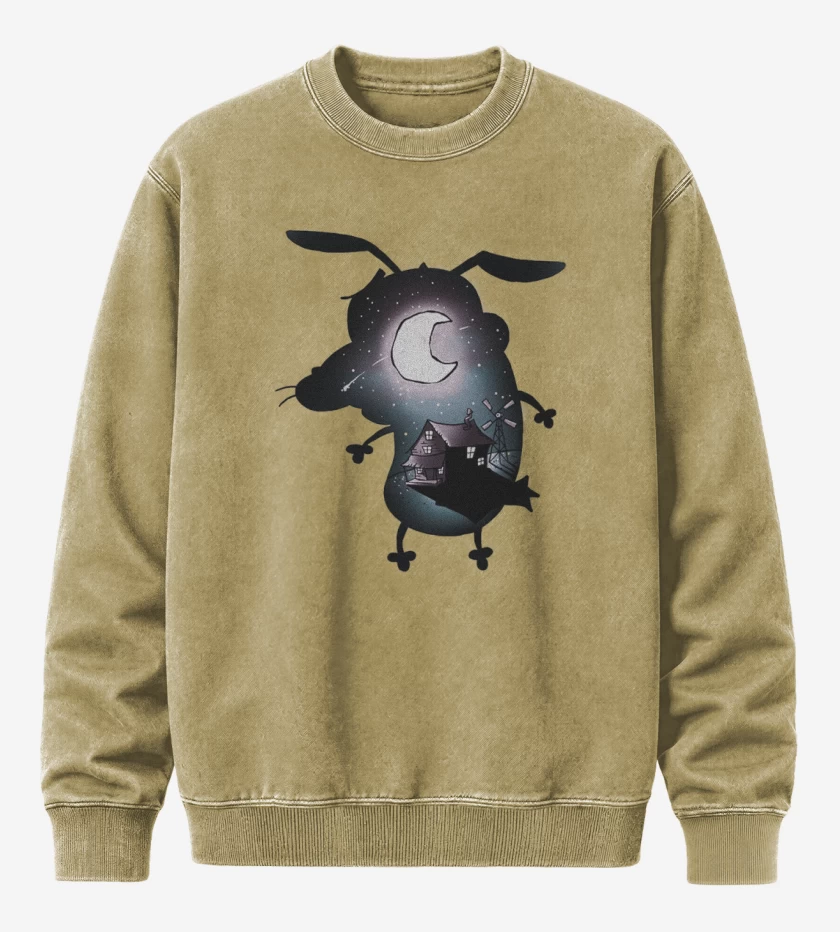 Poleron Polo Acid Wash Beige de Courage