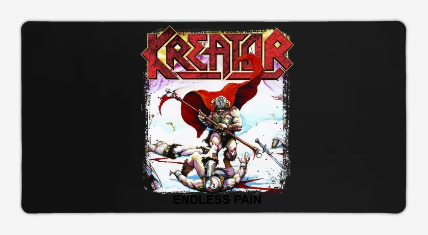 Mouse pad Gamer Negro de Kreator Endless Pain