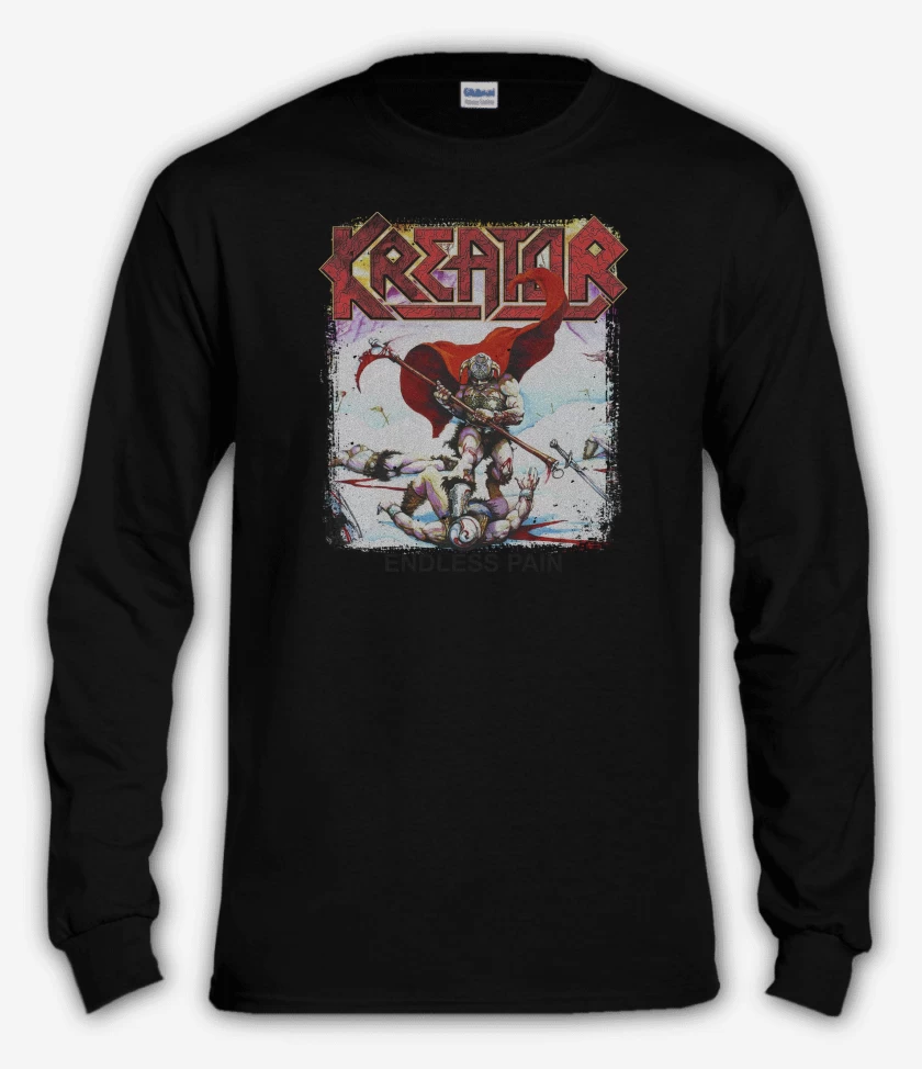 Polera manga larga Negro de Kreator Endless Pain