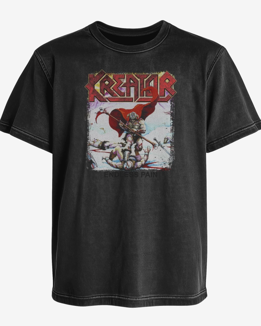 Polera desgastada Negro de Kreator Endless Pain