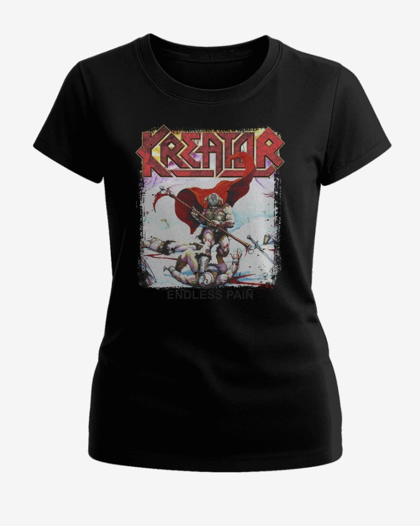 Polera de Mujer Negro de Kreator Endless Pain