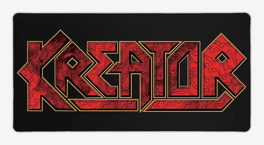 Mouse pad Gamer Negro de Kreator