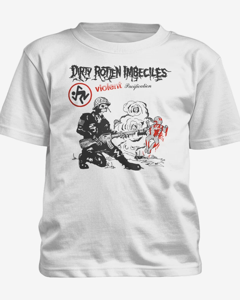 Polera de niño Blanco de D.R.I. Violente Pacification