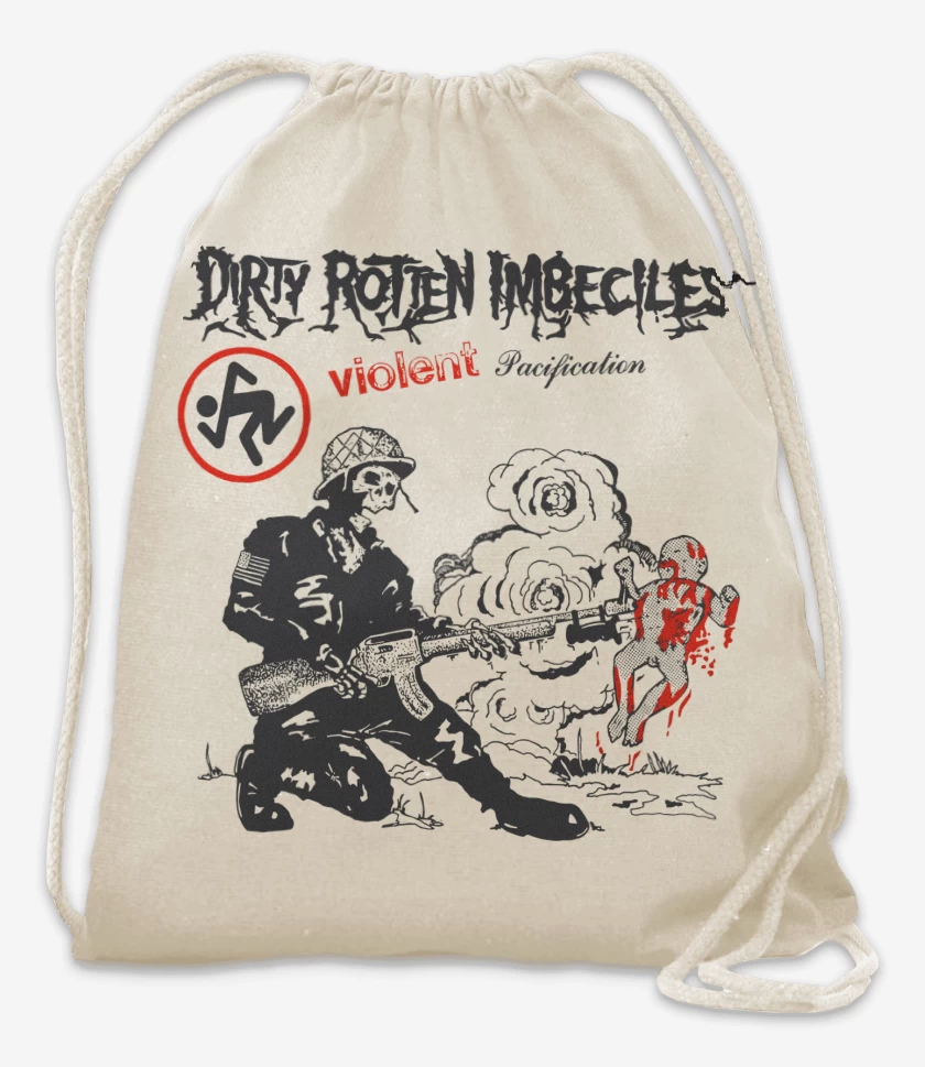 Mochila Blanco de D.R.I. Violente Pacification