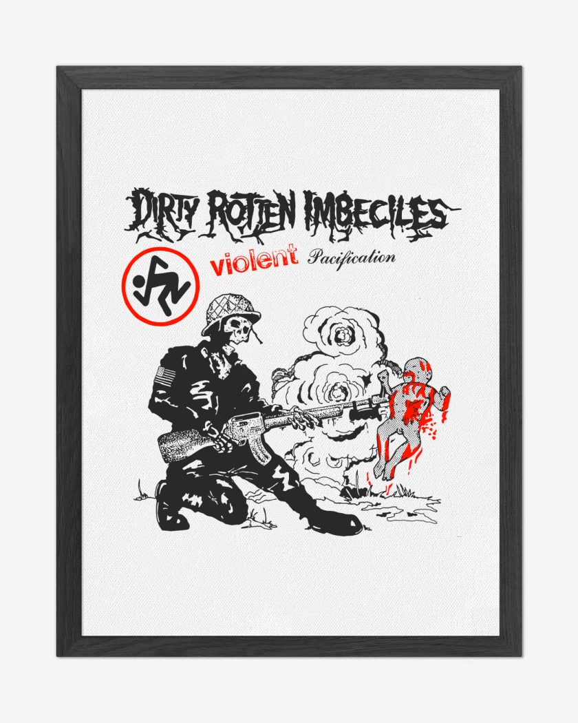 Cuadro decorativo D.R.I. Violente Pacification