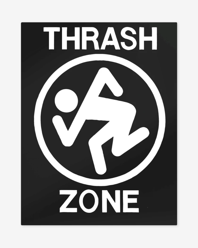 Print metalico Negro de DRI THRASH ZONE