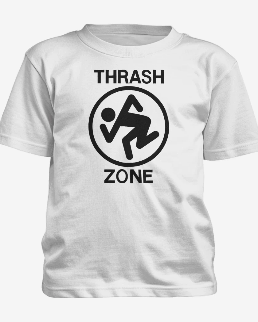 Polera de niño Blanco de Thrash Zone DRI