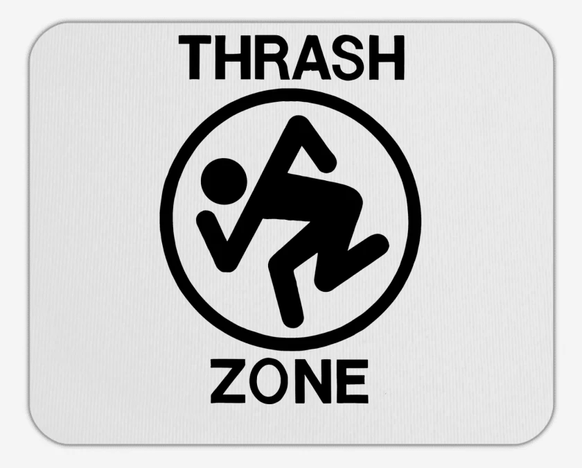 Mousepad Thrash Zone DRI