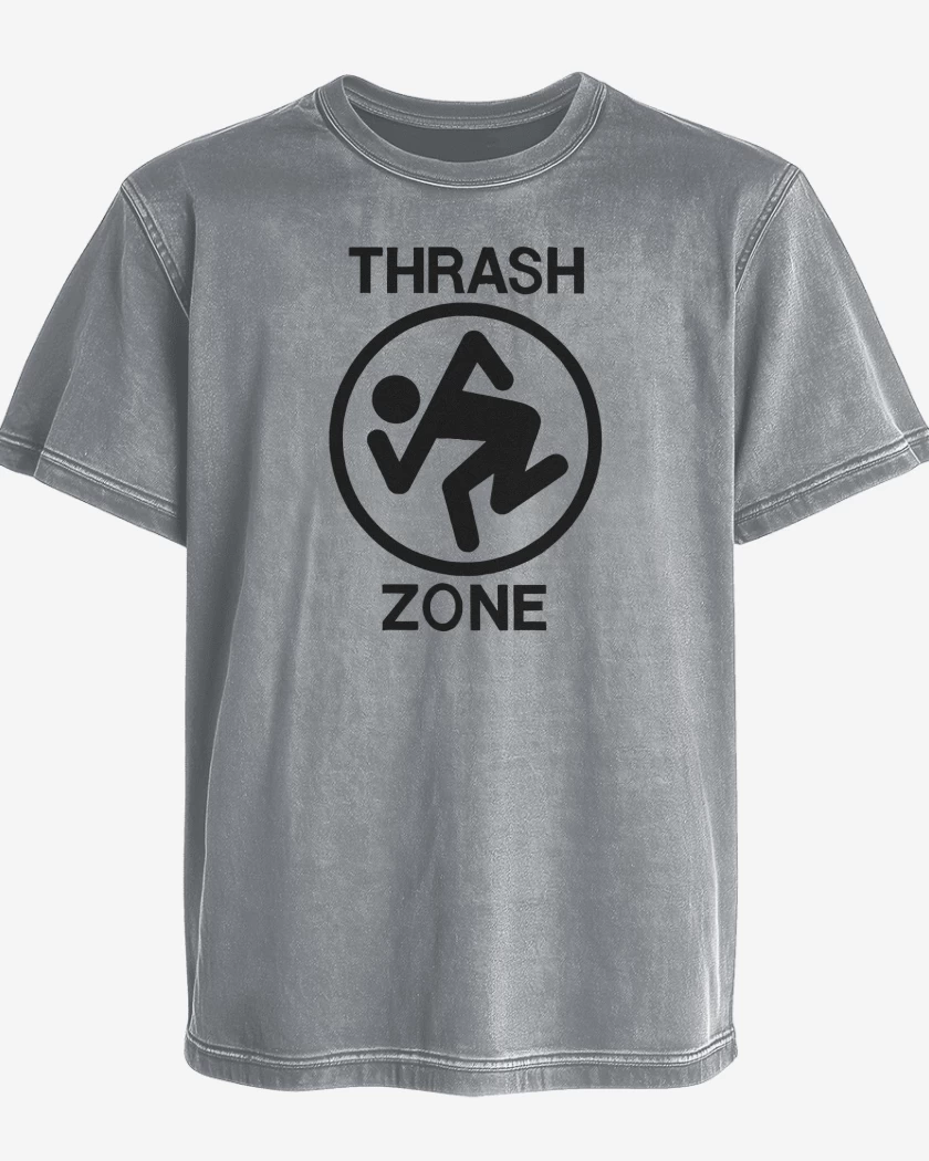 Polera desgastada Thrash Zone DRI