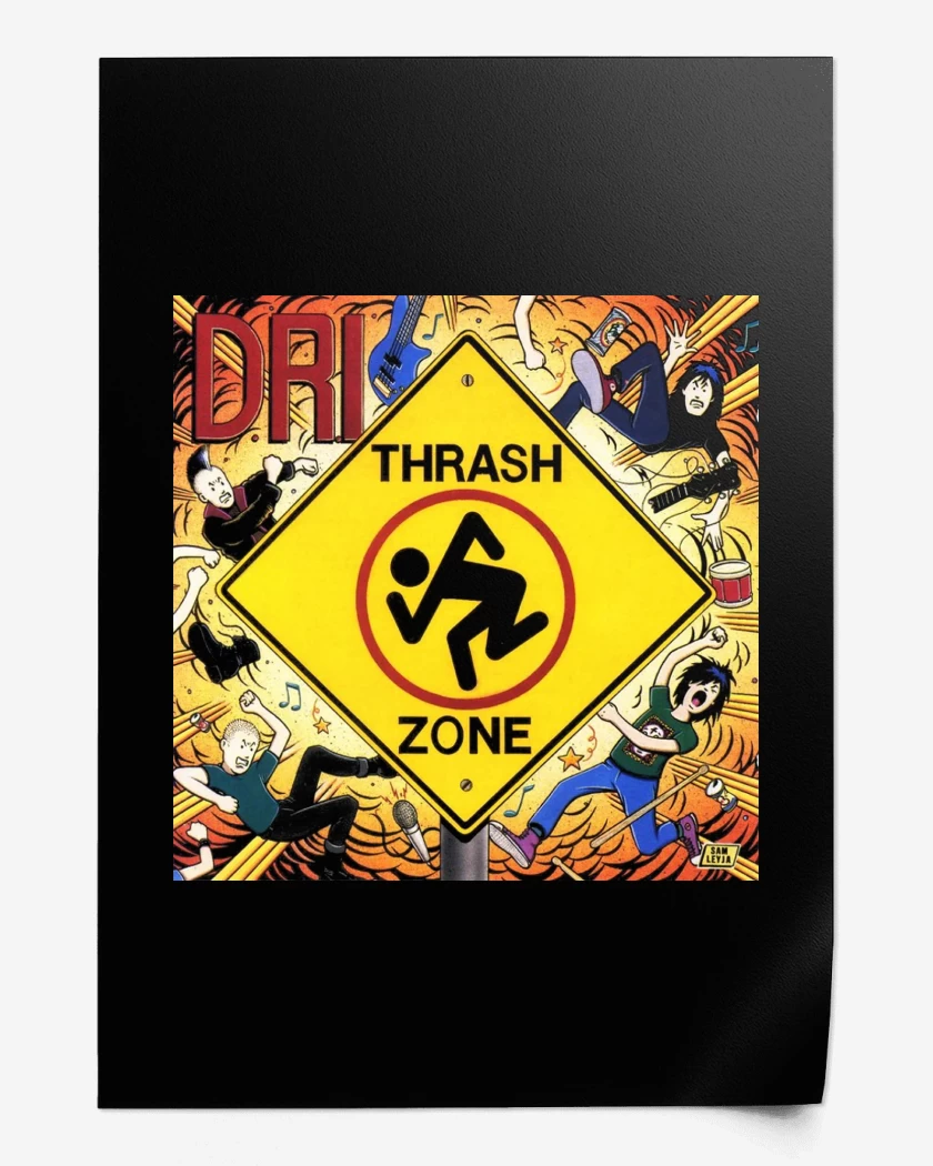Print D.R.I. Thrash Zone