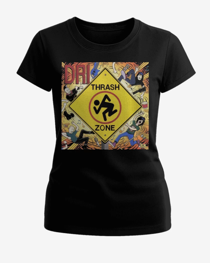 Polera de Mujer Negro de D.R.I. Thrash Zone