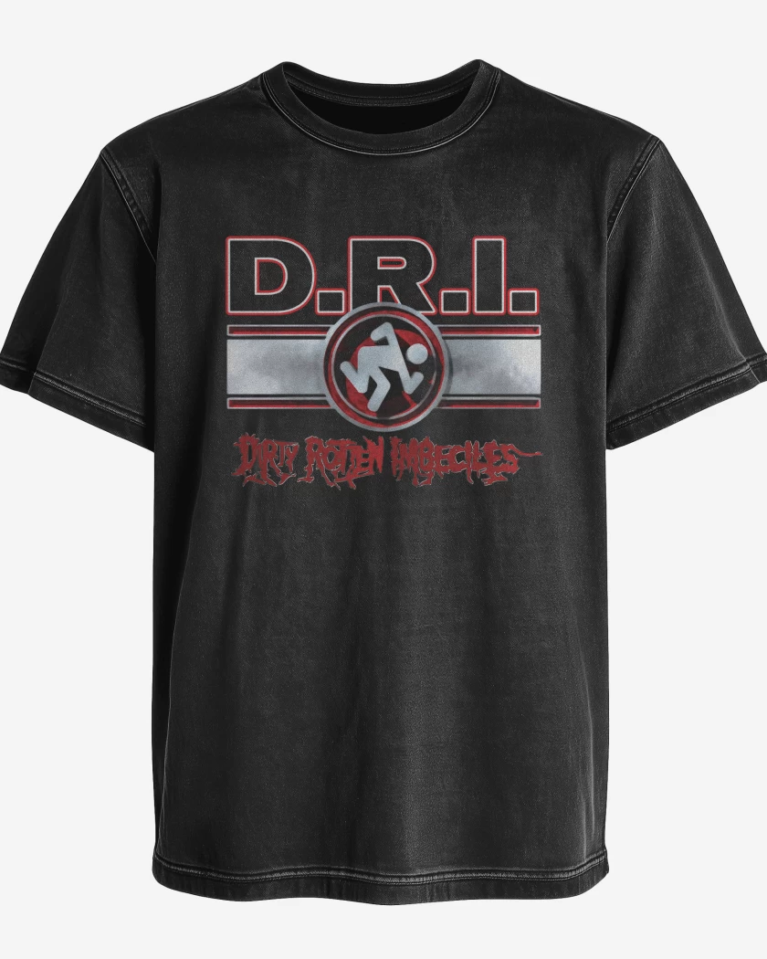 Polera desgastada D.R.I DIRTY ROTTEN IMBECILES