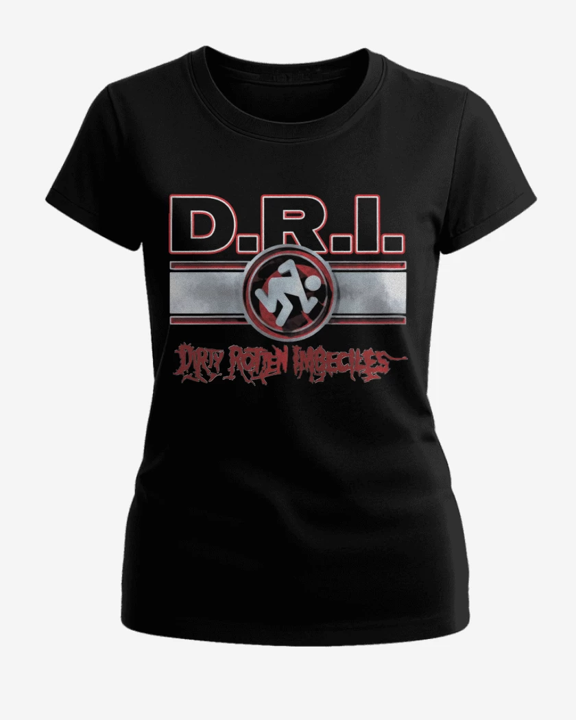 Polera de Mujer Negro de D.R.I DIRTY ROTTEN IMBECILES