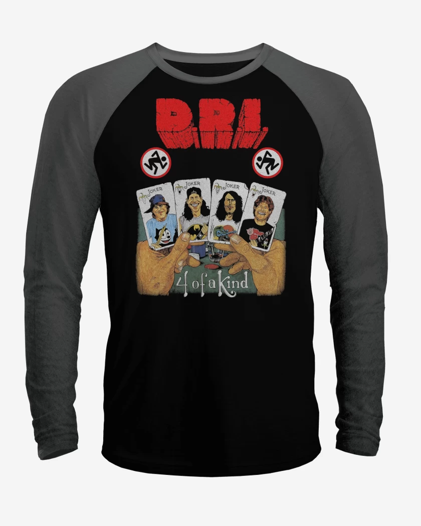 Polera Raglan D.R.I. 4 OF A KIND