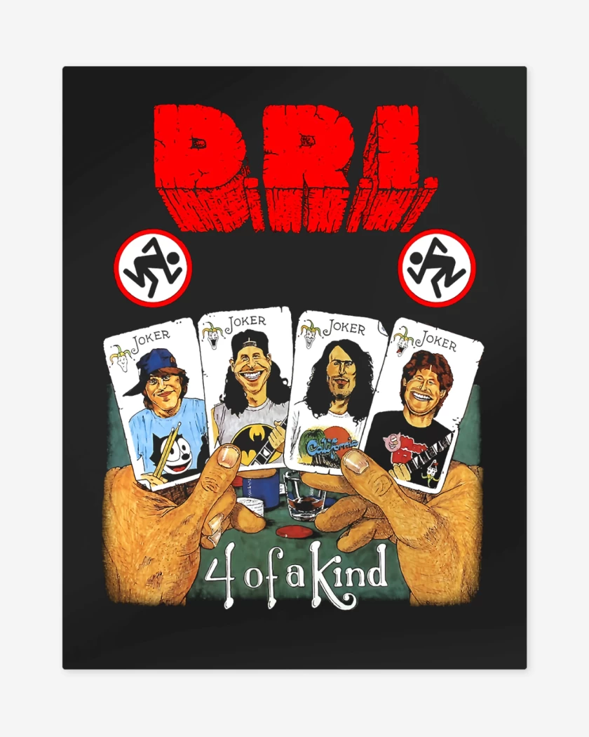 Print metalico Negro de D.R.I. 4 OF A KIND