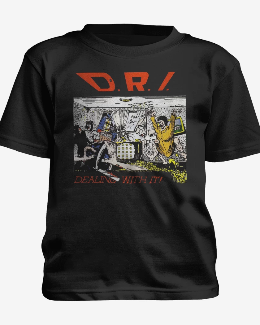 Polera de niño Negro de DRI Dealing With It
