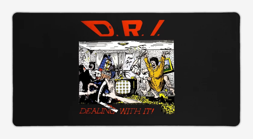 Mouse pad Gamer Negro de DRI Dealing With It