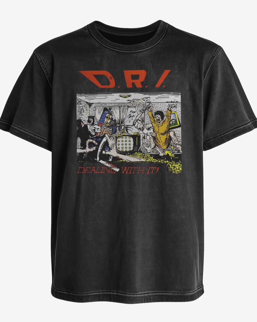 Polera desgastada DRI Dealing With It