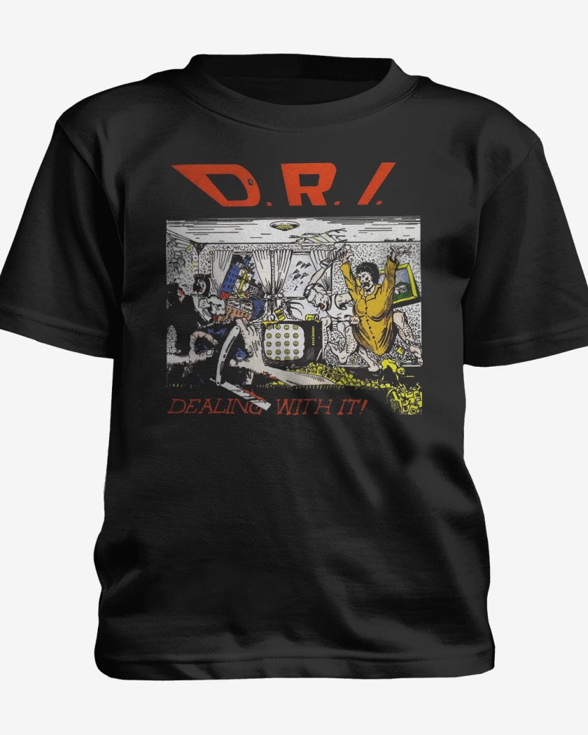 Polera de niño Negro de DEALING WITH IT DRI